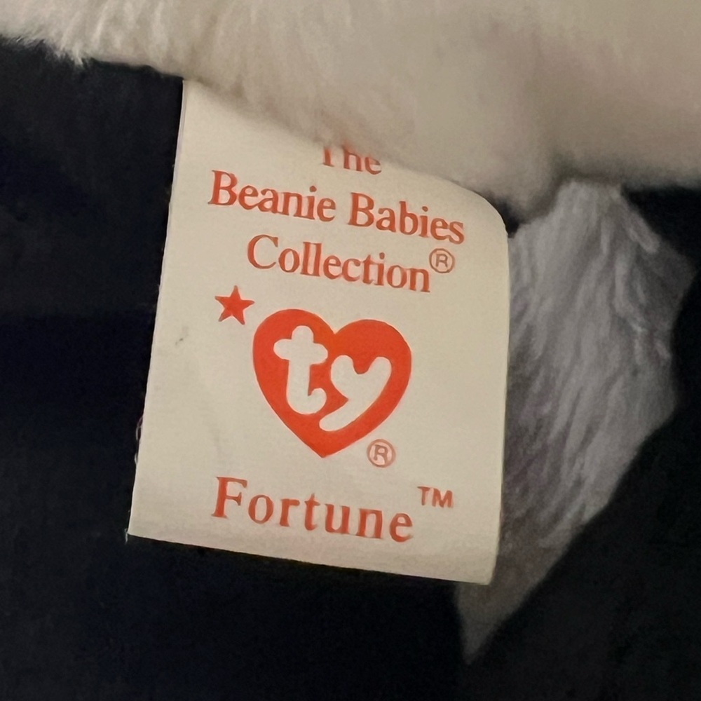 NWT Rare Errors Tag Ty Beanie Baby "Fortune" Panda Bear Retired 1997/1998 Plush - Picture 8 of 9